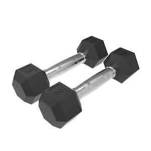 2.5kg HD Rubber Hex Dumbbell - Pair