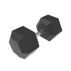 Dumbbells: 47.5kg HD Rubber Hex Dumbbell