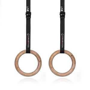 32mm Wooden Rings + Strap Set
