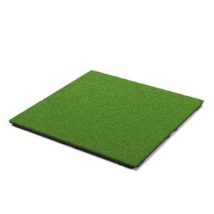 Gym Flooring: DURA-TURF-TILE Flooring Tile - 1000mm2 x 20mm