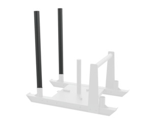 2 x Steel Poles Only