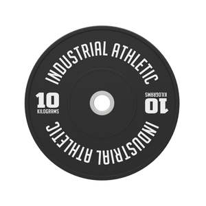 Olympic Plates: 10kg HD Bumper Plate - Black - UA
