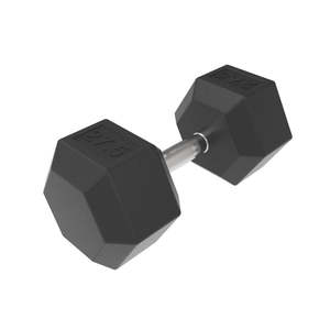 Dumbbells: HD Rubber Hex DB 27.5kg - Used