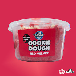 Cookie Dough: Gluten Free Red Velvet Cookie Dough