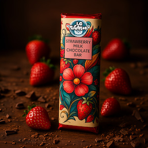 Chocolates: Strawberry Milk Chocolate Bar Standard