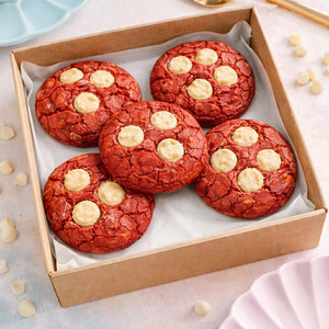 Chewy Red Velvet Cookie