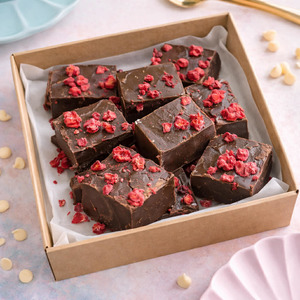 Fudge: Dark Chocolate Raspberry Fudge