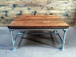 Products: Industrial galv coffee table