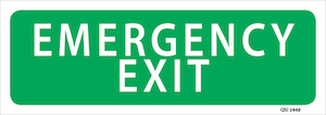 Emergency Exit - Industrial Signs