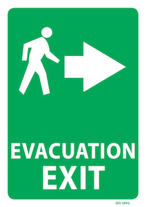 Evacuation Exit - Industrial Signs