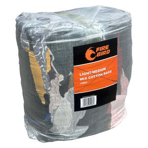 Rags: Fire Bird Light / medium mix cotton rags 10kg