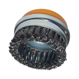 Fire Bird WIRE BRUSH GRINDER CUP BRUSH TWISTED 100MM M14X2 MILD STEEL
