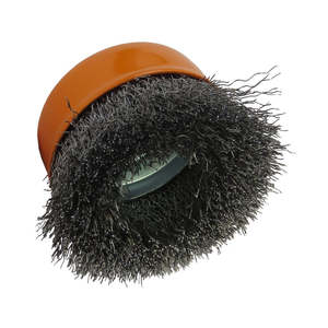 Fire Bird WIRE BRUSH GRINDER CUP BRUSH CRIMPED 75MM M14X2 MILD STEEL