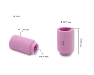 Fire Bird tig 8# ceramic 13n12 2pk