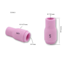 Tig Cermaic: Fire Bird tig 5# ceramic 13n09 2pk