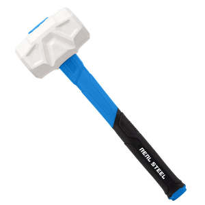 Vanquish: Real Steel- 32Oz White Rubber Mallet