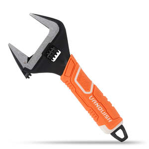 Pliers Wrenches: Vanquish- 6" Extra wide open adjustable wrench