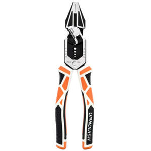 Vanquish Pliers: Vanquish- Multi-Use Linesman Pliers,8-inch