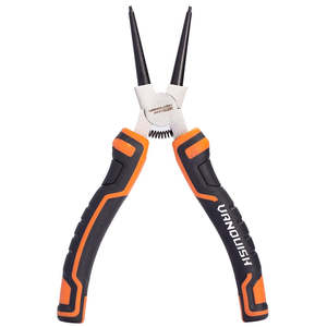 Vanquish Pliers: Vanquish- 7-Inch Bent Tip External Circlip Pliers