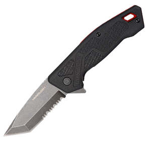 Vanquish- 88mm 3.5" Large Serrated Pocket Knife