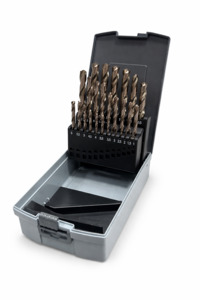 Fire Bird Drill kit HSS 1-13MM ROSE CASE