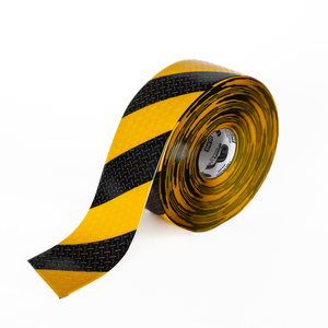 MIGHTYLINE TAC ANTI-SLIP 100mm YELLOW and Black Hazard Tape