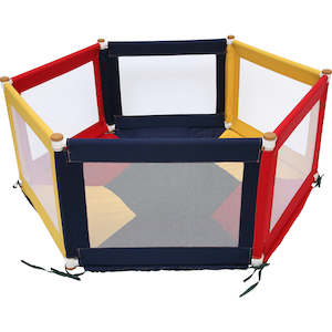 All: Pokano Fabric Hexagonal Playpen & Mat