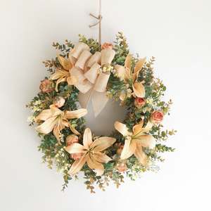 Amber Peach Wreath