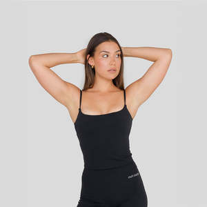 Most Popular: Align Black Singlet