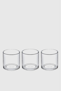 LIFESTORE: Tumbler 85mm - Clear SET OF 3