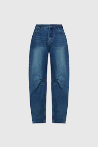 Darted Leg Jeans - Indigo