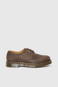 Dr Martens: 1461 3 Eye Leather Shoes - Dark Brown Crazy Horse