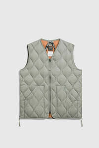 Mens Vests: Soft Shell Military V-Neck W-Zip Vest - Dark Sage Green