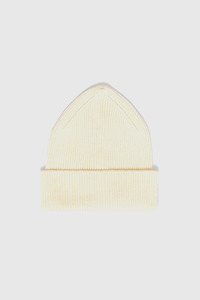 Mens Beanies: Beanie - Cream