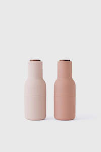 Audo Copenhagen Menu: Bottle Grinder 2-Pack Walnut Lid - Nudes