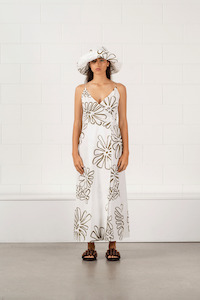 Mia Dress - Cosmos / Ivory