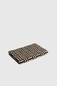 Saroma Bath Mat - Sand / Noir