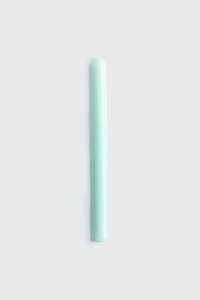 Candles: 330mm Household Taper Candle - Aqua
