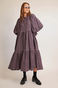 Walk In The Dark Dress - Purple