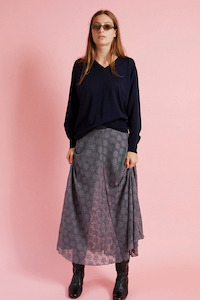 Daylight Moon: Beautiful Dream Skirt - Grey Lace