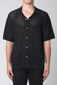 Sale Under 50: Bowler Knit Classic Shirt - Black