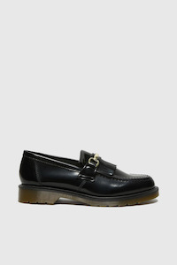 Dr Martens: Adrian Snaffle Loafer - Black Polished Smooth