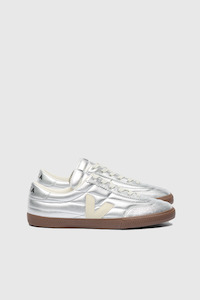 Footwear: Panenka O.T. Leather - Silver / Pierre / Bark