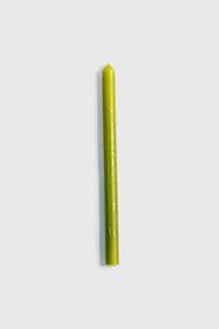 National Candles: 330mm Household Taper Candle - Olive