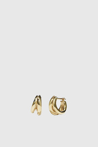 Coco Hoops Small - Gold Plated