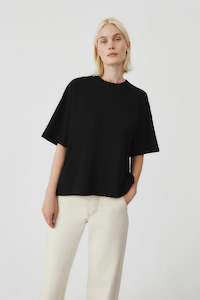 Oversized Boxy Tee - Black