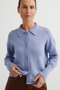 Womens: Utility Cardigan - Periwinkle