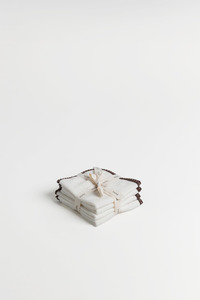 Baina Baby Wash Cloth Set - Ivory