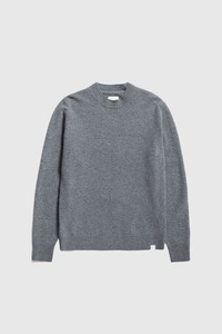 Norse Standard Merino Lambswool Sweater - Grey Melange