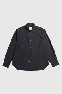 Falster Tencel Oversized Shirt - Dark Navy